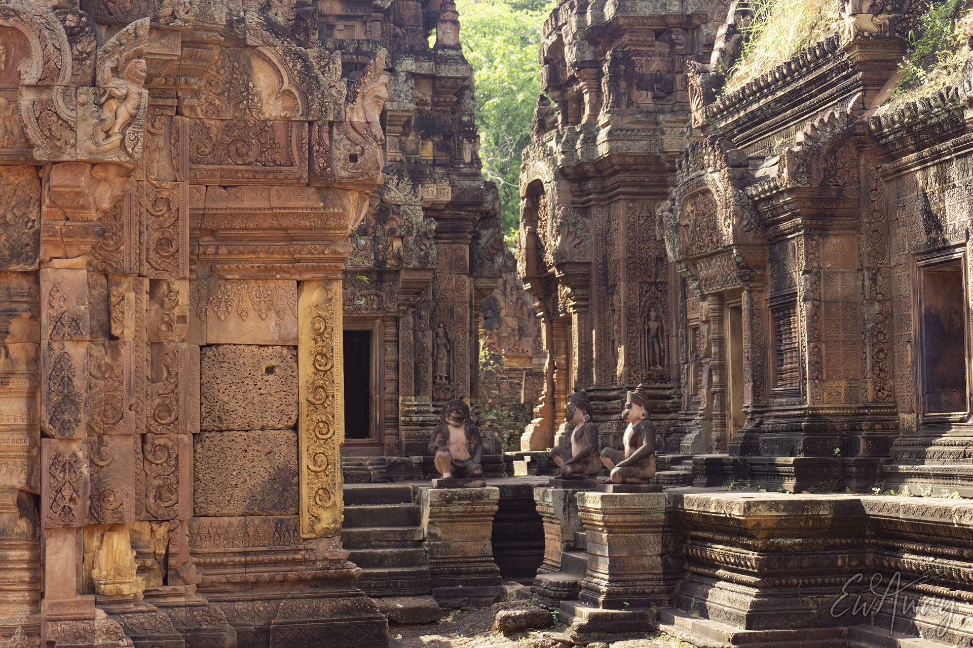 Lady Temple, Kambodża - Banteay Srei