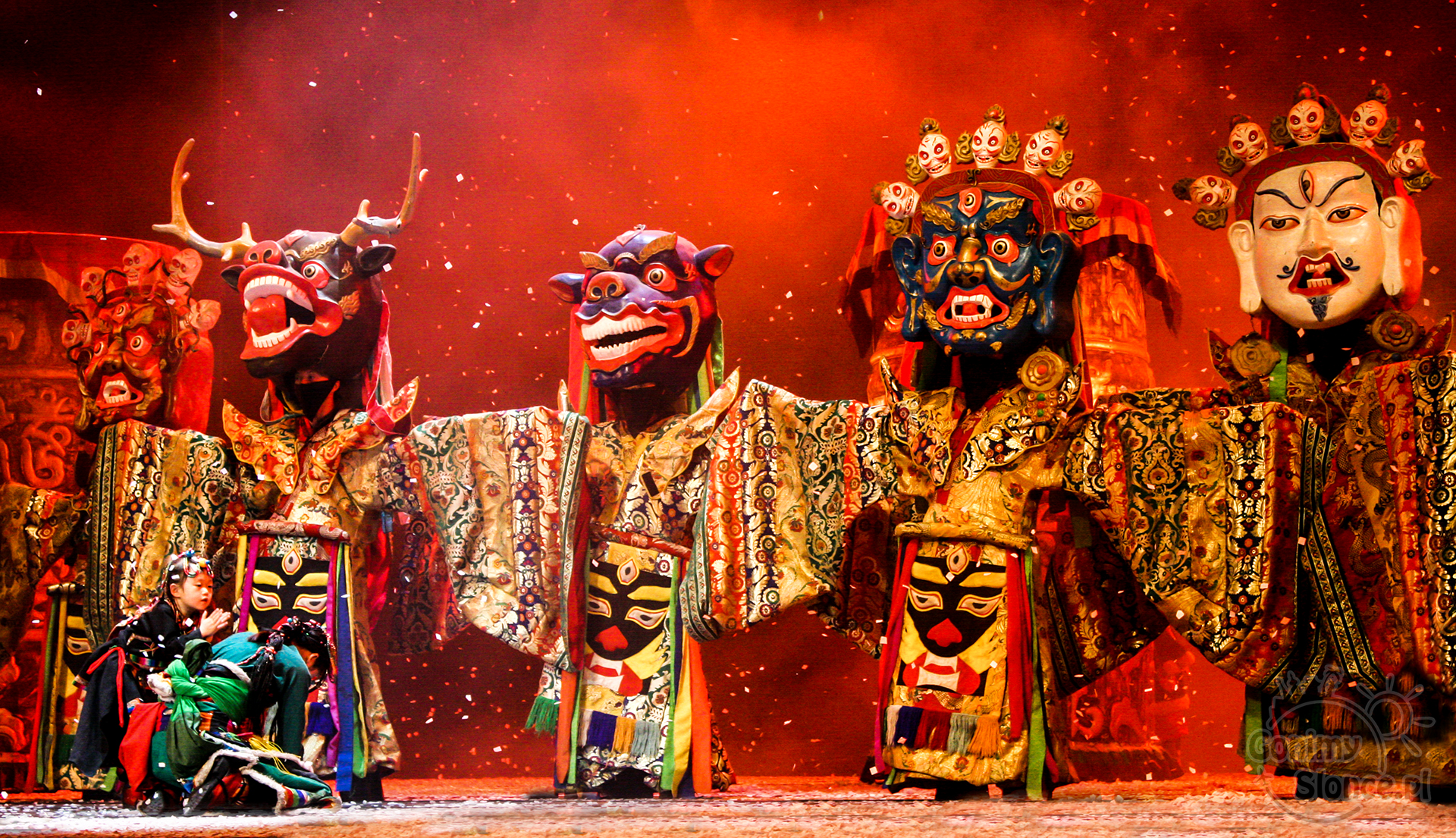 Kunming, Chiny. Spektakl kulturalny Dynamic Yunnan. Fot. Ewa Wilczyńska-Saj